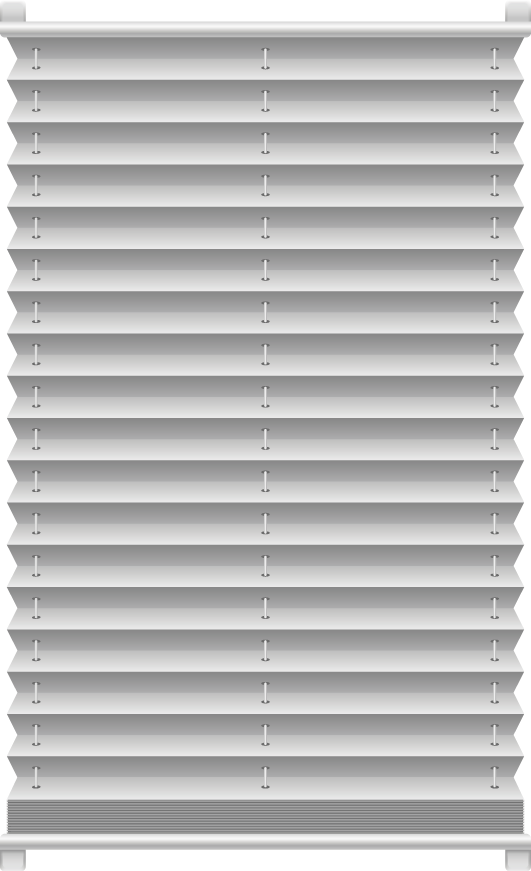 Plise (harmonika) komarnik